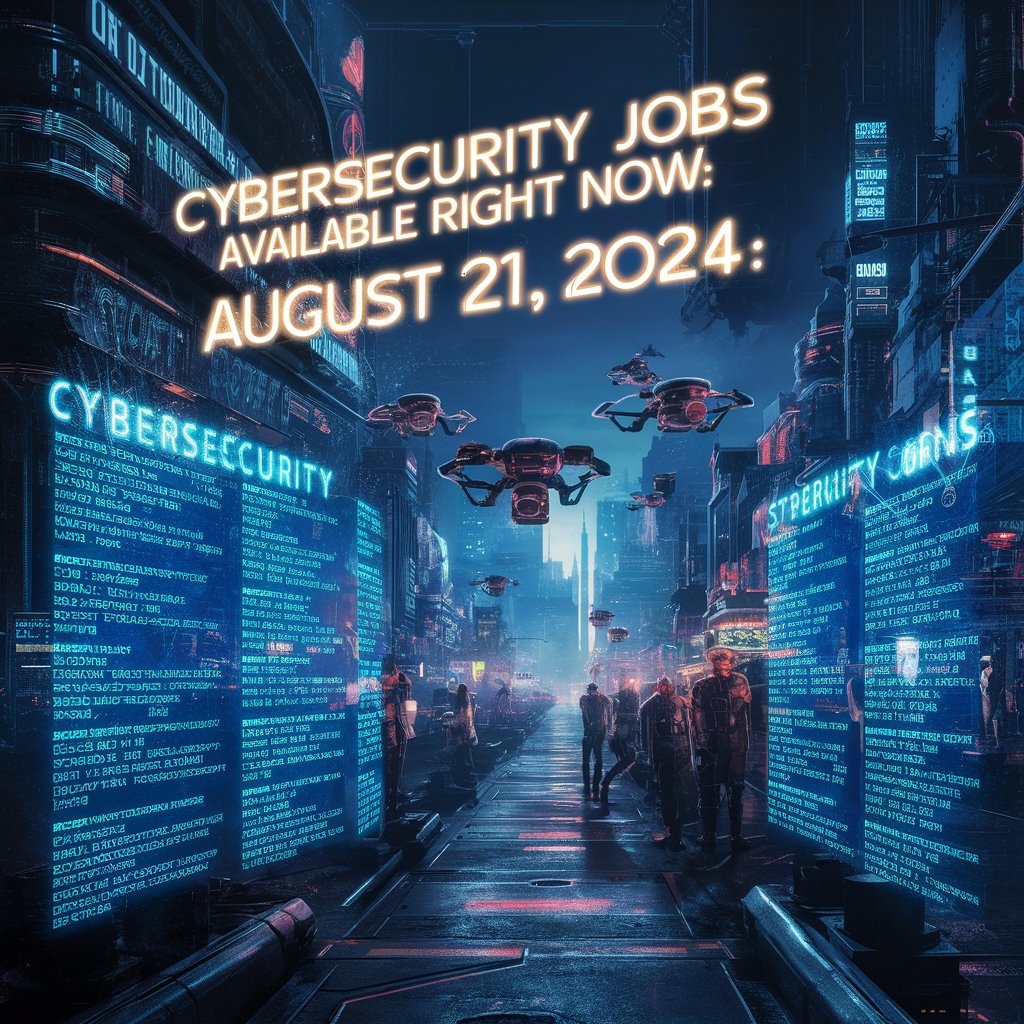 Cybersecurity Jobs Available